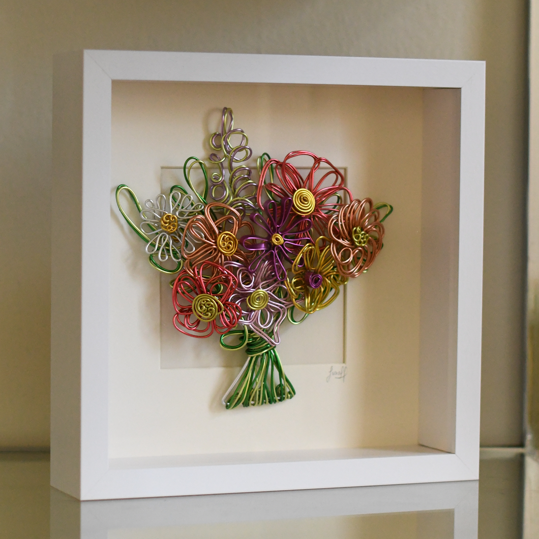 013- Framed Bouquet