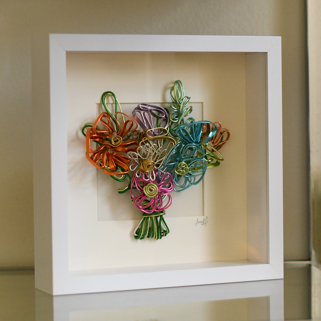 014- Framed Bouquet