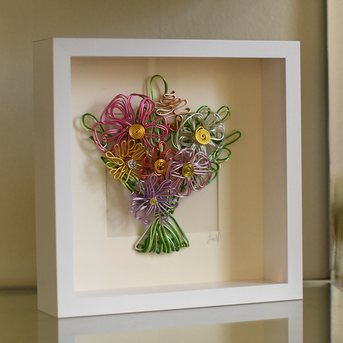 016- Framed Bouquet