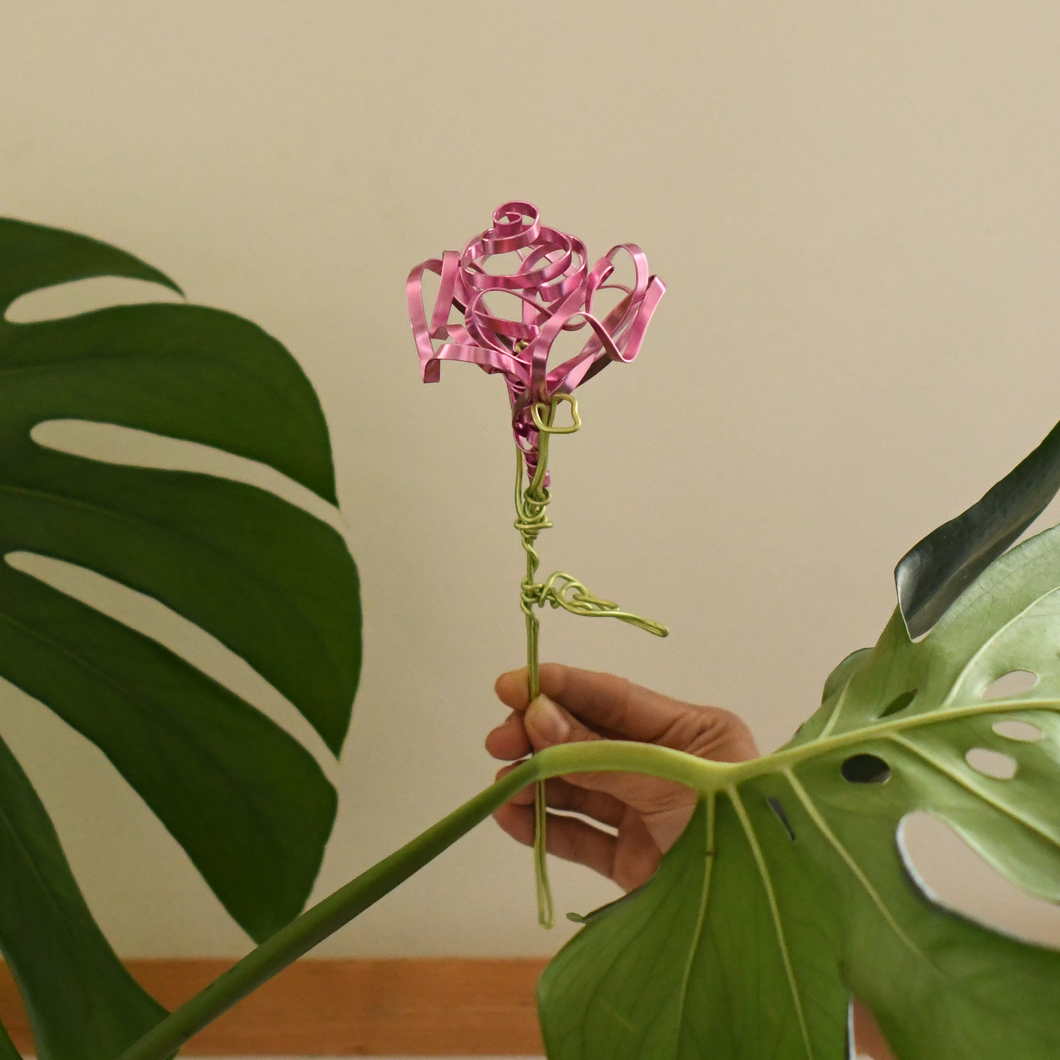 Small Rose - Wire Flower