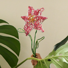 Load image into Gallery viewer, Pink Lily - Wire Flower
